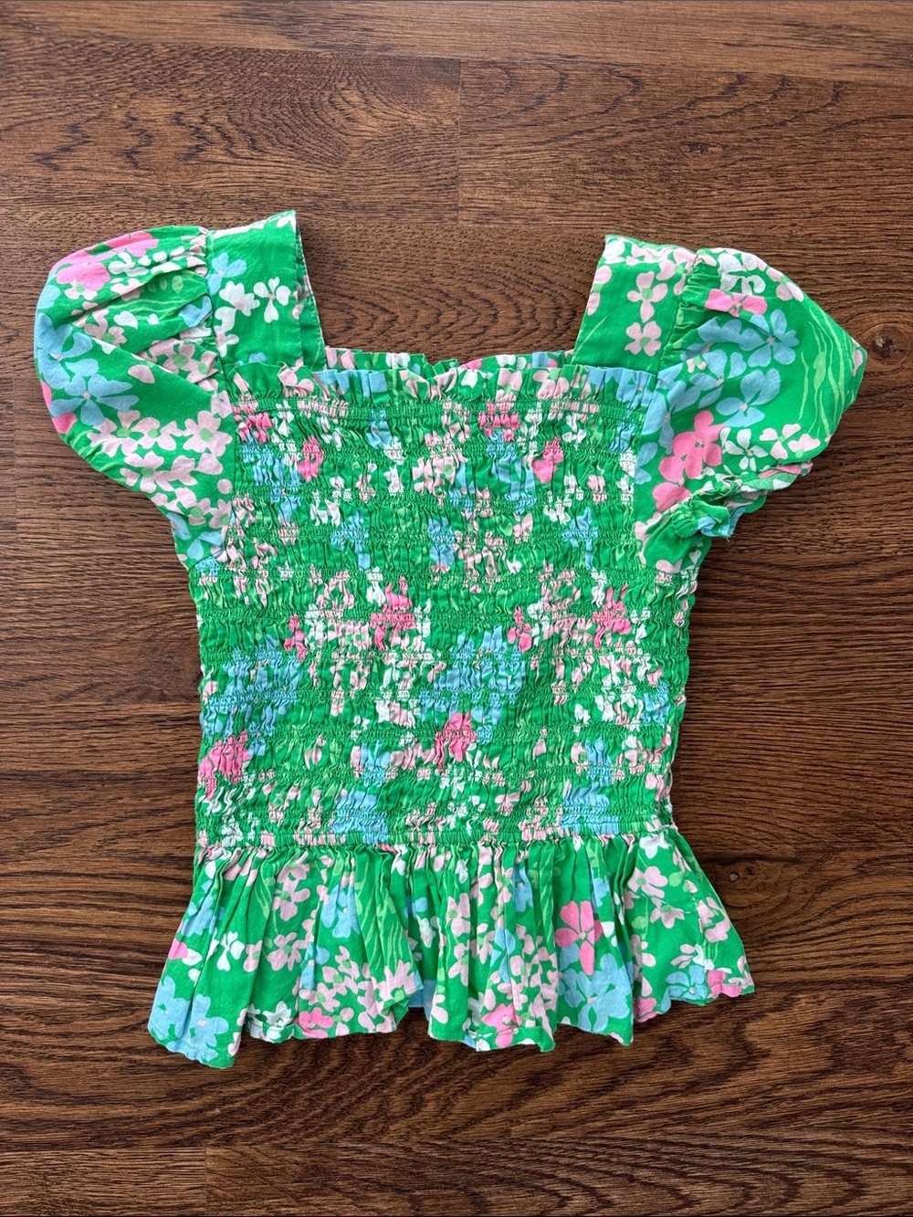 Little English Isla Top - Palmetto Floral